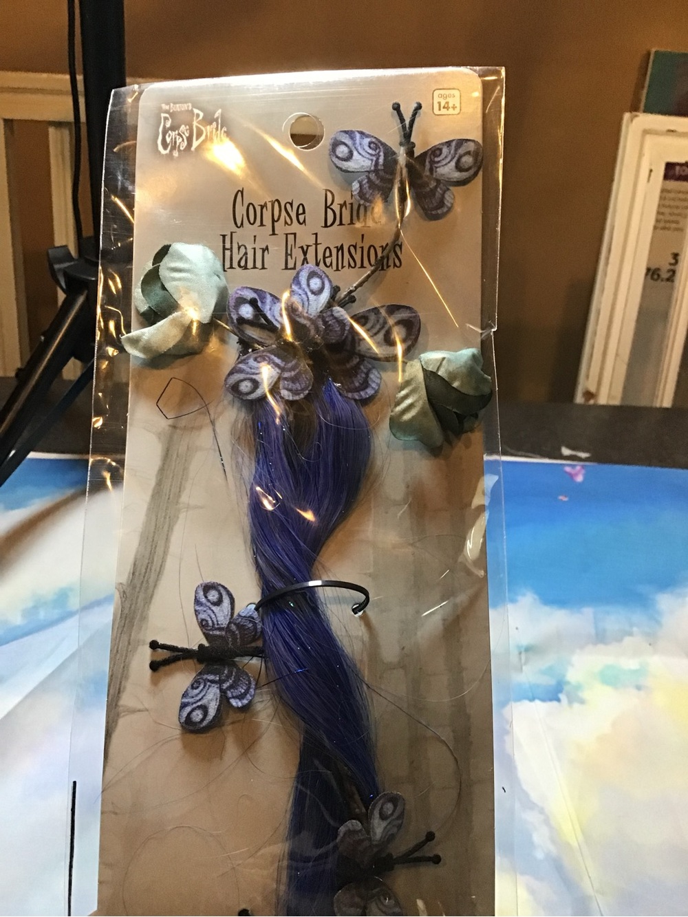 Corpse bride hair extension spirit halloween -New